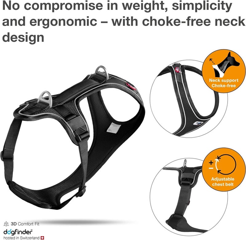 Curli Belka Comfort Harness Black XL - Image 2